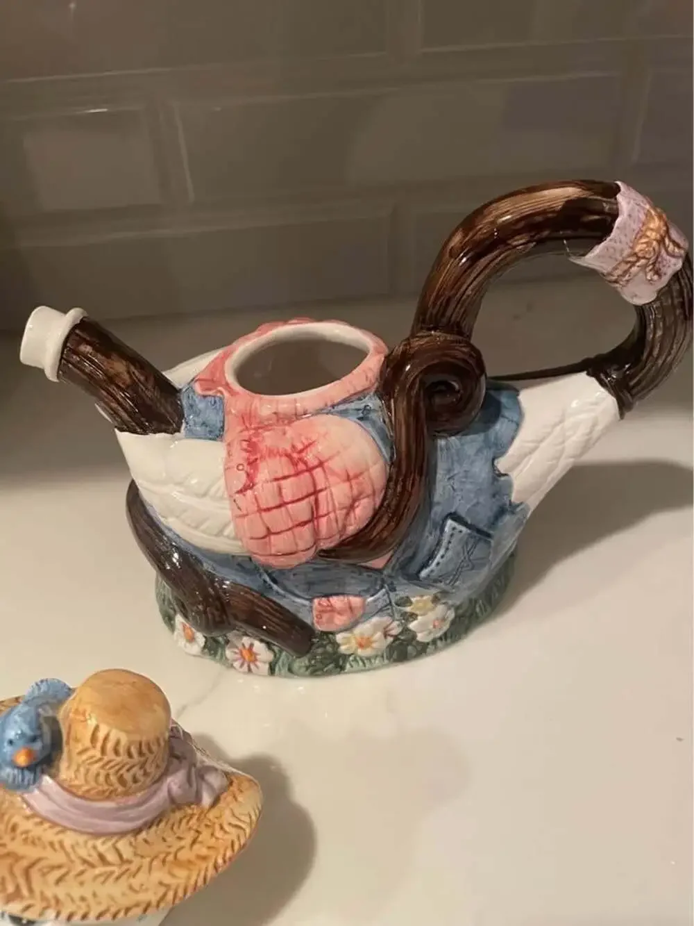Fitz and Floyd Gooseberry Lane Pitcher from 1994